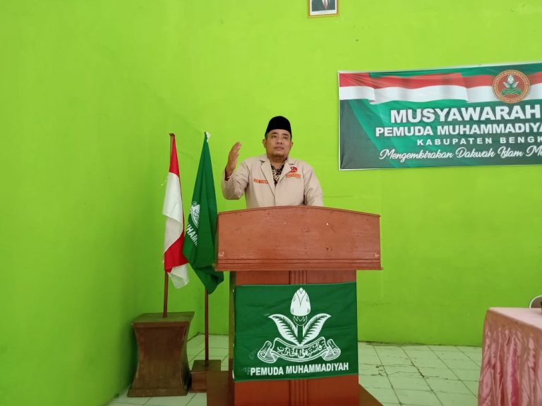 Agus Revolusi nakohdai Pemuda Muhammadiyah Bengkulu Utara Pada Musyda ke XVII