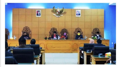 DPRD Bengkulu Utara Laksanakan Rapat Paripurna untuk Penandatanganan PPAS Tahun 2020