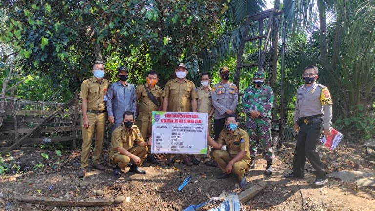 Salut,!!! Pemdes Durian Daun Gelar Titik nol kegiatan Bangun pagar Sawah & 10 titik Sumur Bor,,