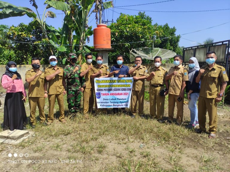 Pemdes Lubuk Pendam DD tahap dua Bangun Gedung Serbaguna,,