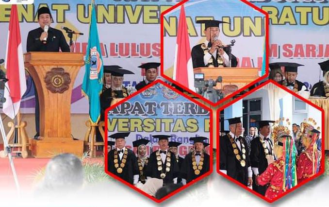 Wabup BU Menghadiri Wisuda Sarjana Universitas Ratu Samban