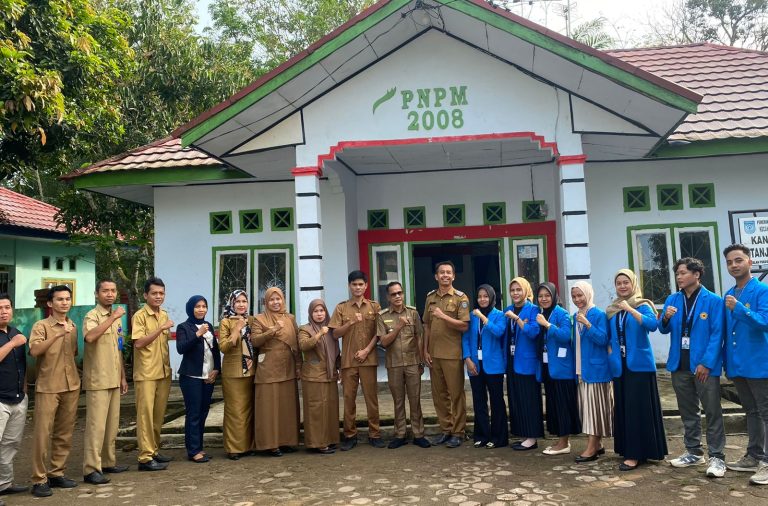 Lokakarya dan Sosialisasi Program Kerja KKN UNIHAZ di desa Tanjung Agung Kec Tanjung Agung Palik BU