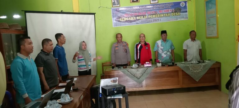 Pemdes Pasar Palik Kec Air Napal Menyelenggarakan Musyawarah Desa RKPDes Tahun 2025