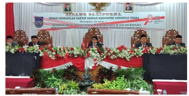 HUT RI ke-79 ketua DPRD BU, berharap Pembangunan Sektor Daerah Selaras Dengan Pemerintah Pusat