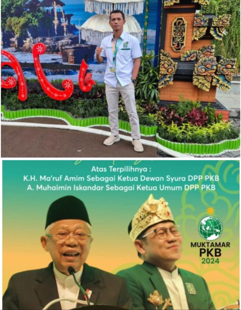 Anggota DPRD Provinsi Bengkulu ROGER SE. Mengucapkan Selamat Atas Terpilihnya Muhaimin Iskandar Sebagai Ketua Umum PKB Dan Ma’ruf Amin Sebagai Dewan Syuro 2024- 2029